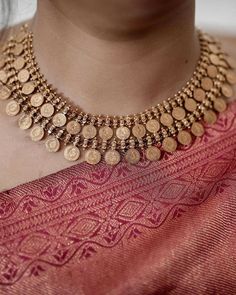 Traditional Jewelry Antique Necklace, Gold Bridal Necklace Indian, Kerala Jewellery Necklaces, Gold Necklaces Women Indian, Kerala Wedding Necklace, Jewelry Design Necklace Gold, Traditional Jewelry Kerala, Gold Necklaces Women, Kerala Traditional Necklace