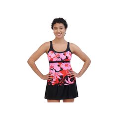 Gear up for pool season with this women's ZeroXposur peasant tankini top.Click on this WOMEN'S GUIDE to find the perfect fit and more! Gear up for pool season with this women's ZeroXposur peasant tankini top. Click on this WOMEN'S GUIDE to find the perfect fit and more! FEATURES No closure - pullover styling Scoopneck Moderate coverage Sewn-in soft bra cups Ruched front with a supportive underbust brand Sleeveless with wide, no pinch shoulder straps UPF 30+ sun protection Wireless Partially line Plus Size Swim, No Closure, Soft Bra, Tankini Top, Bra Cups, Swimsuit Tops, Sun Protection, Pullover Styling, Womens Swim