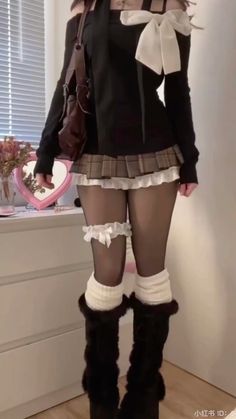 Kawaii Fashion Outfits, Swaggy Outfits, Mode Inspo, Goth Outfits, Really Cute Outfits, 가을 패션, Dress Set, Kawaii Clothes, Girly Outfits