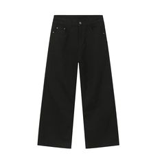 Step up your casual style game with these elevated pants. This provide the comfort you crave without sacrificing a polished, put-together look. The tailored fit flatters your natural silhouette, while the waistband and functional pockets ensure you stay relaxed and confident throughout the day. Whether you're heading to the office or enjoying a weekend getaway, these versatile pants are the perfect choice. Pair them with a crisp button-down for a refined workwear look or a simple tee for a laid-back weekend vibe - the styling possibilities are endless. Invest in a wardrobe essential that will elevate your casual style and have you feeling your best, no matter the occasion. Do you wanahavit? Pants SIZE (Unit: CM) (1 inch = 2.54 cm, 1 cm = 0.39 inch) * NOTE: 1. Depending on lighting conditio Wide Legs Jeans, Jeans Korean, Trendy Trouser, Denim Shirt With Jeans, Casual Denim Pants, Trendy Denim, Blazer Shirt, Hot Jeans, Simple Tees