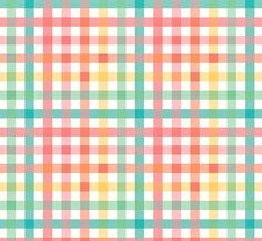 an image of a colorful plaid pattern that looks like it has been made from different colors