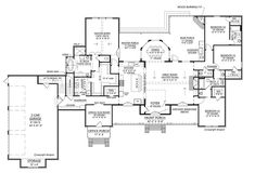 the floor plan for this luxury home