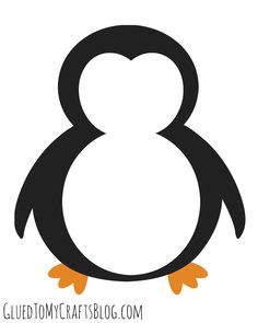 a penguin with the number 8 on it's chest