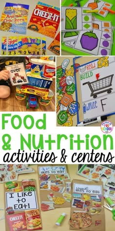 food and nutrition activities for kids to do at school or in the classroom with their own hands