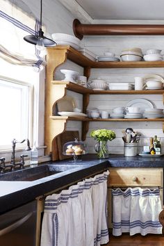 the kitchen is clean and ready to be used for cooking, baking or other purposes