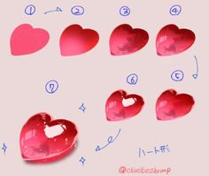 the instructions for how to make heart shaped chocolates