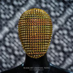 "Hi Everybody :-) The title of this mask is called \"Golden Rainbow\" This is a custom Masquerade mask piece I made by hand with attached jewels/studs over a stretchable and strong fabric. Can be worn by men and women. Additional Pieces can be found in my shot: http://www.etsy.com/shop/crypticnine Also check out my Facebook Page: https://www.crypticnine.com Follow us on Instagram @crypticnine Domestic Shipping and Orders: All masks are made and shipped out within 3-5 business days. US orders are Couture Face Mask, Masquerade Mask, Costume Hats, Etsy Fashion, Vintage Handbags, Beautiful Colors, Face Mask, Multi Color, Mask