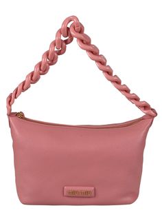 Chain Strap Logo Embossed Shoulder Bag from Miu Miu Shoulder Bag Pink, Chain Strap, Miu Miu, Pink Color, Shoulder Bag, Chain, Pink