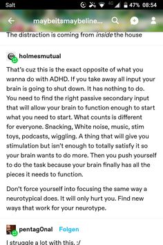 Executive Dysfunction Tips, Executive Dysfunction Hacks, Executive Dysfunction, Mental Disorders, Mental And Emotional Health, Life Advice, Mental Health Awareness, Emotional Health, Self Help