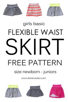 girls's shorts with different patterns and sizes