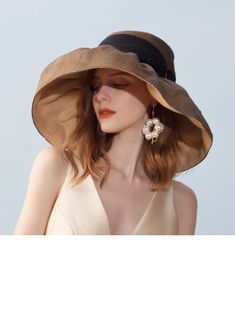 JJ's House Hats Dress Hats Derby Hats Women's Kentucky Derby Summer Wide Brim Raffia Straw Floppy Hats Church Hats Hats. #JJ's House #Hats #DressHats #DerbyHats #Women's #KentuckyDerby #Summer #WideBrim #RaffiaStraw #FloppyHats #ChurchHats #Hats Chic Brown Hats For Kentucky Derby, Chic Brown Boater Hat For Kentucky Derby, Chic Brown Cloche Hat For Spring, Brown Wide Brim Cloche Hat For Spring, Chic Cloche Hat For Beach And Kentucky Derby, Elegant Brown Boater Hat For Beach, Elegant Brown Panama Hat For Beach, Elegant Brimmed Brown Sun Hat, Elegant Brown Brimmed Sun Hat