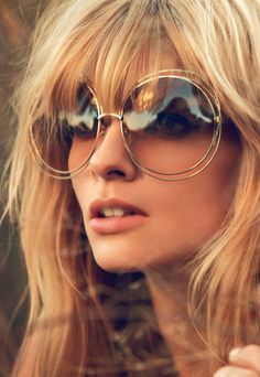 Chloe S/S '14 Circular Sunglasses, Sunglasses Big, Flower Power Hippie, Sunglasses Oversized, Campaign Fashion, Brown Sunglasses, Sunglasses Fashion