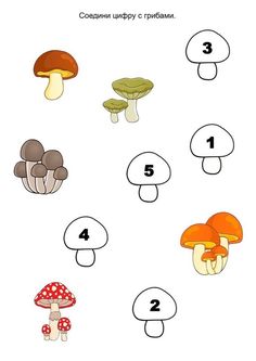 the steps to learn how to draw and color mushrooms in russian with pictures on them