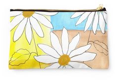 Canvas Pouch Painting Ideas, Pencil Pouch Painting Ideas, Painted Pouch Bag, Hand Painted Pouch Bag, Multicolored Background, Painting Backpack