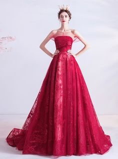 Smart Girl, Strapless Prom Dress, Banquet Dresses, Sequin Prom Dress, Ball Gown Skirt, Lace Strapless, 2020 Fashion, Modern Dress, Quinceanera Dresses