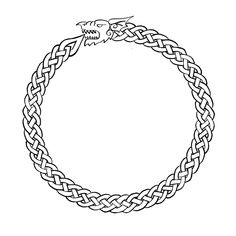 a black and white drawing of a bracelet with an eagle on it's side