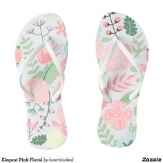 Pretty Flip Flops, Walk In Heels, Popular Sandals, Girls Footwear, Floral Flip Flops, Wedding Flip Flops, Trendy Footwear, Walking In Heels, Shoes Flip Flops