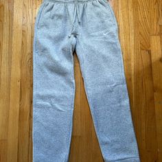 Brand New Never Wore Nike Sweat Pants. Size M Nike Cotton Sweats With Pockets, Nike Cotton Joggers With Pockets, Nike Cotton Sweatpants With Elastic Waistband, Nike Cotton Sweats, Nike Cotton Jogging Pants, Nike Winter Joggers With Elastic Waistband, Nike Jogging Pants With Ribbed Cuffs, Nike Pants With Ribbed Cuffs For Jogging, Nike Joggers For Loungewear