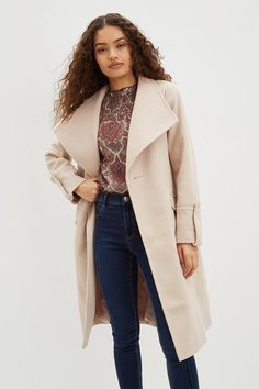 Petite Belted Wrap Coat Belted Wrap Coat, Petite Coat, Wrap Coat, Quick Delivery, Dorothy Perkins, Coats Jackets, Perfect Fit, Buy Online, Jackets & Coats