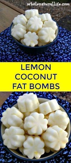 Coconut oil fat bombs | Lemon fat bombs | Low carb fat bombs | Easy fat bombs Keto Diet Meal Plan