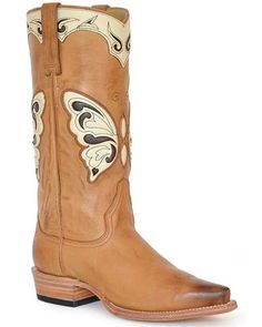 Stetson Women's Mariposa Western Boots - Snip Toe, Brown Western Wardrobe, Womens Cowgirl Boots, Heel Caps, Rubber Heels, Boots For Sale, Cowgirl Boots, Boot Shop, Western Boots, Leather Upper