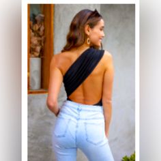 Out Of Stock On Cupshes Website! Size: S Off-shoulder Bodysuit For Summer Nights Out, Summer Off-shoulder Bodysuit For Night Out, Off-shoulder Bodysuit For Night Out In Summer, Backless Top For Summer Going Out, Backless Tops For Summer Going Out, Summer Backless Tops For Going Out, Backless Tops For Going Out In Summer, Stretch Bodysuit For Date Night In Summer, Summer Stretch Bodysuit For Date Night