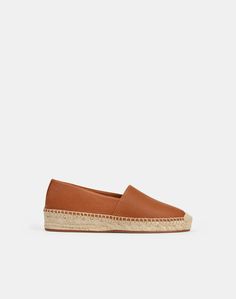 Grained Calfskin Leather Slip-On Espadrille | Lafayette 148 New York Leather Slip-ons With Woven Sole For Summer, Leather Slip-ons With Woven Sole For Spring, Leather Slip-on Espadrilles With Stitched Sole, Classic Leather Espadrilles With Woven Sole, Leather Slip-on Espadrilles With Rubber Sole, Casual Leather Espadrilles With Stitched Sole, Classic Leather Espadrilles For Spring, Leather Slip-ons With Contrast Sole For Summer, Summer Leather Slip-ons With Contrast Sole