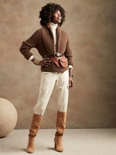 Alpaca-Blend Shawl-Collar Cardigan Sweater | Banana Republic Explorer Archetype, Safari Outfit, October Outfits, Thick Cardigan, Shawl Collar Cardigan, Open Front Sweater, Collar Cardigan, Safari Style, Banana Republic Sweater