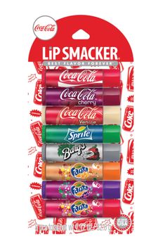 Lip Smackers Lip Gloss, Grape Fanta, Coca Cola Party, Coca Cola Cherry, Bright Summer Acrylic Nails, Fanta Orange, Whale Plush, Vanilla Coke