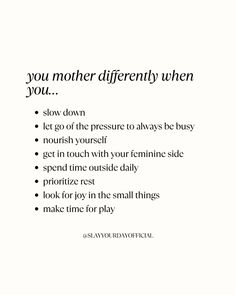 a poem written in black and white with the words you mother differently when you