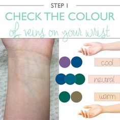 How to Determine your Skin's Undertone - Mateja's Beauty Blog Shingle Colors, Cool Skin Tone, Seasonal Color Analysis, Colors For Skin Tone