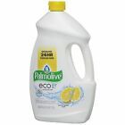 a gallon of palmolive eco liquid with lemon on the side and an orange in the middle