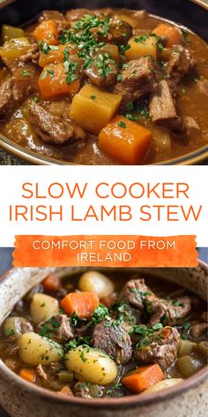 slow cooker irish lamb stew comfort food from ireland