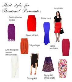 "Theatrical Romantic skirt styles" by ithinklikeme on Polyvore featuring For Love & Lemons, Louche, Versace, HervÃ© LÃ©ger, Exclusive for Intermix, INC International Concepts, tr, theatricalromantic and KibbeTR Kibbe Wedding Dress, Body Type Kibbe, Romantic Body Type, Romantic Clothing Style, Theatrical Romantic Style, Romantic Skirt, Kibbe Romantic, Theatrical Romantic, Skirt Styles