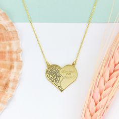 Engraved Name Necklace Heart, Heart Name Necklace 14k Gold, Customized Name Necklace Heart, Personalized Jewelry For Her, Gift For Her 🔎 Material: in 925 sterling silver and 14k solid gold ⛓️📏 Chain length: 17.7 inches (45cm), 19.6 inches (50cm), 21,6 inches (55cm) ⛓️ Chain Style: Cable 🎨 Color: rose, silver, gold 🔖 You can choose your preferences from the options ✈️ Ships in 48 hours 🎁 We send it in a wonderful presentation in a wood gift box, certificate, wiping cloth, cute carrying case. Engraved Heart Necklace For Mother's Day, Engraved Heart Necklace For Her, Engraved Double Heart Necklace For Her, Engraved Double Heart Necklace For Mother's Day, Engraved Heart Pendant Necklace For Valentine's Day, Engraved Heart Necklace As A Gift For Her, Mother's Day Engraved Double Heart Necklace, Heart Cut Engraved Necklace For Valentine's Day, Engraved Heart Cut Necklace For Valentine's Day