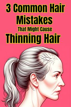 Over-styling, ignoring nutrient deficiencies, and relying solely on genetics might be common hair loss mistakes... #HairGrowth For Healthy Hair Growth, Rocker Hair, Beauty Mistakes, Healthy Natural Hair Growth, Cute Quick Hairstyles, Balance Hormones, Hair Mistakes, Stronger Hair, Beauty Habits