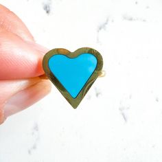 Turquoise Inlay Heart Ring14K Yellow GoldTurquoise 13.33mmSize 6, 6.5 and 7 Thank you for visiting our shop!Visit our website DmKJewelry.comAlso Follow us on Instagram https://www.instagram.com/dmkjewelry_/ Heart-shaped Turquoise Blue Ring For Gift, Heart-shaped Blue Turquoise Ring Gift, Heart-shaped Blue Turquoise Ring For Gift, Heart-shaped Turquoise Ring For Anniversary, Heart-shaped Turquoise Ring As Gift, Turquoise Gemstone Heart Ring For Anniversary, Turquoise Gemstone Heart Ring Gift, Turquoise Heart Ring, Turquoise Heart