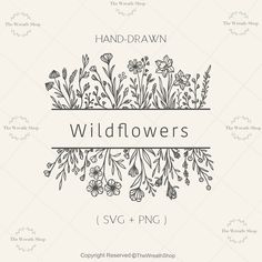 wildflowers svg and png