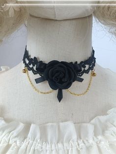 This price is for a choker only. Lolita Accessories:Choker Vintage Choker For Party, Gothic Party Choker, Lace Choker, Goth Jewelry, Vintage Gothic, Drawing Clothes, Lolita Fashion, Alternative Fashion, Cute Jewelry