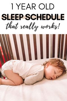 1 Year Old Sleep Schedule - Caffine & Cuddles Blog Baby Sleep Schedule, Help Baby Sleep, Sleep Training Baby, Baby Sleep Problems, Toddler Sleep