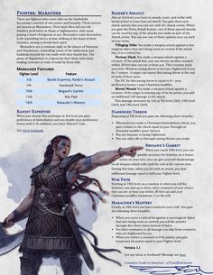 Subclasses 5e, 5e Classes, Dnd Enemies, Homebrew Classes, Dnd Things