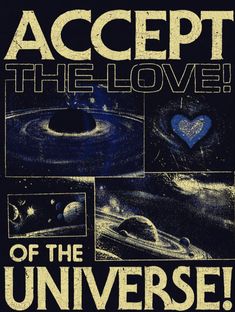 the cover to accept the love of the universe