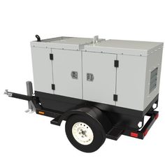 the trailer is equipped with an electric generator