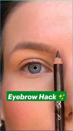 Good Eyebrows, Feathered Eyebrows, Hacks For Girls, Makeup Color Corrector, Girl Hacks, Sparse Eyebrows