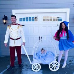 Creative Halloween Costumes For Family Of 3, 1st Halloween Costumes Girl Family, Halloween Costumes For 3 Or 4 People, Disney Halloween Costumes For Family, Diy Halloween Costumes Family Of 3, Family Of 3 Disney Halloween Costumes, Family Costume Ideas With Baby, Halloween Costume Ideas Family Of 3