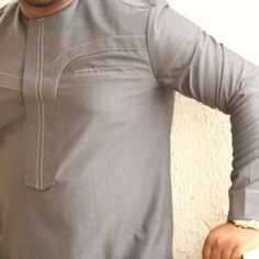 FnB Designs LX003 MAN Series mid-grey - FnB Designs Agbada Design, African Wear For Men, Evening Gowns With Sleeves, Nigerian Men Fashion, Style Africain, Naija Fashion, African Attire For Men, Mens Fashion Wear