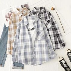 Literary Retro Plaid Shirt Women's Jacket Plaid Shirt Women, Maxi Dress Cocktail, Yellow Light, Gray Light, Style Cardigan, Swimwear Cover Ups, Maxi Dresses Casual, Swimwear Cover, Cotton Jacket