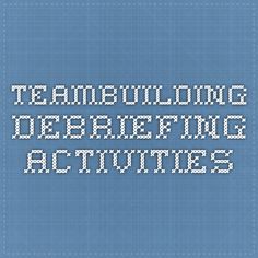 the words team building are written in white letters on a blue background with an image of a