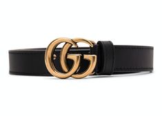 Buy and sell authentic handbags on StockX including the Gucci Double G Thin Leather Belt Antique Brass Buckle 0.8 Width Black and thousands of other handbags with resale price data. Gucci Style, Gucci Fashion, Brass Buckle, Gucci Belt, Black Hardware, Leather Belts, Black Belt, Smooth Leather, Leather Belt