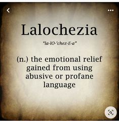 an old fashioned text with the words laochezia on it